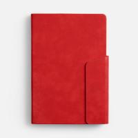 Ежедневник Leadmark, недатированный, красный